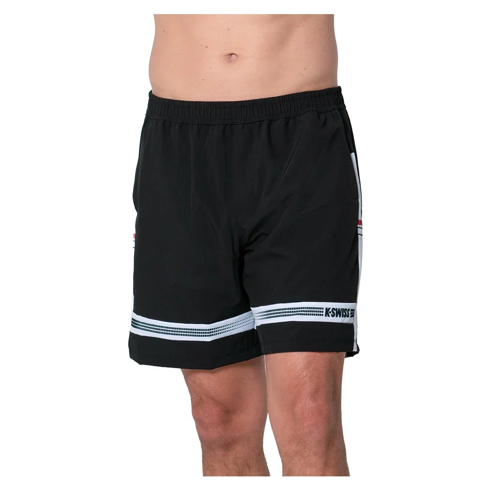 Men's Descent 7 Inch Tennis Shorts Black