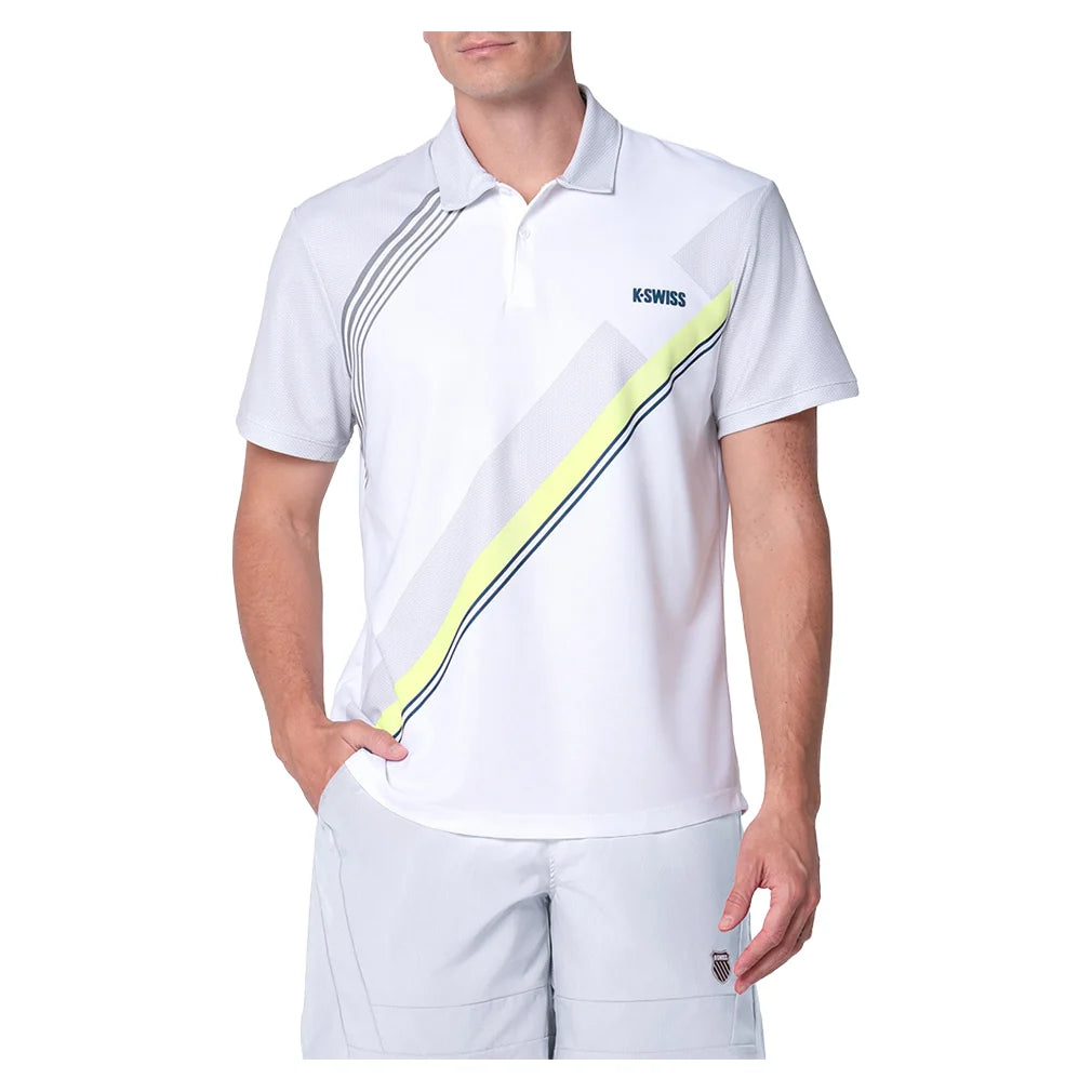Men's Iron Works Short Sleeve Tennis Polo Mojito