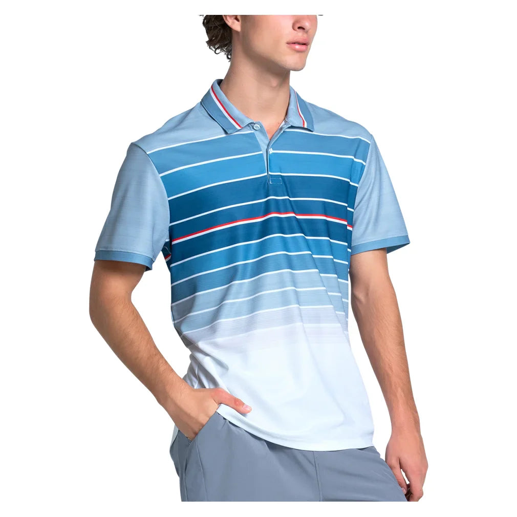 Men's Voyager Short Sleeve Tennis Polo Infinity