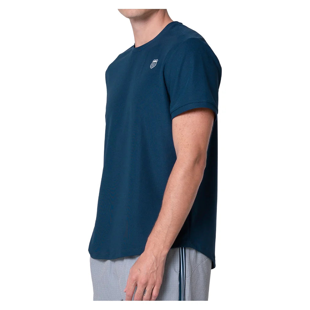 Men's Stellar Short Sleeve Tennis Top Peacoat
