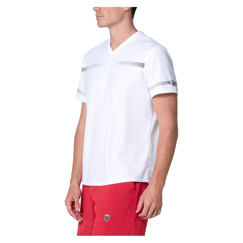 Men's Ion Surge V Short Sleeve Tennis Top White