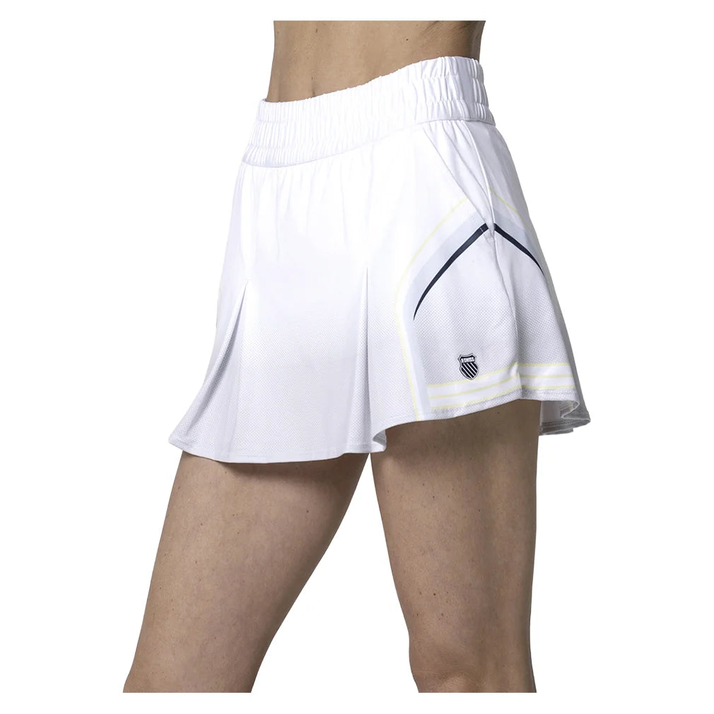 Women's Doubles 14 Inch Tennis Skorts Meteorite