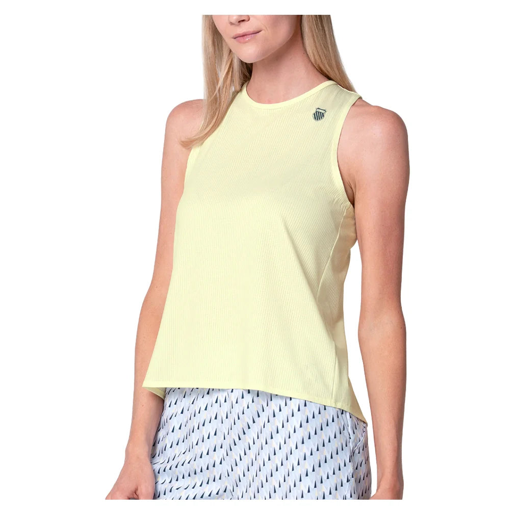 Women's Bisect Tennis Tank Limoncello