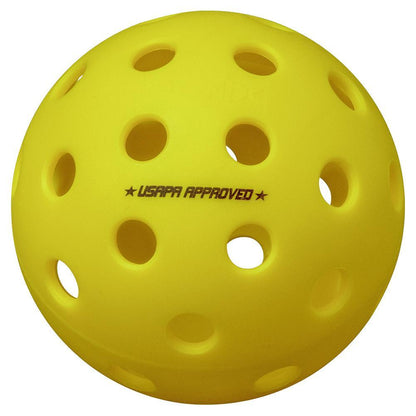 Pure 2 Outdoor Pickleballs Yellow 6-Pack