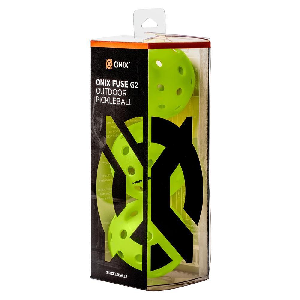 Fuse G2 Outdoor Pickleballs Neon 3-Pack