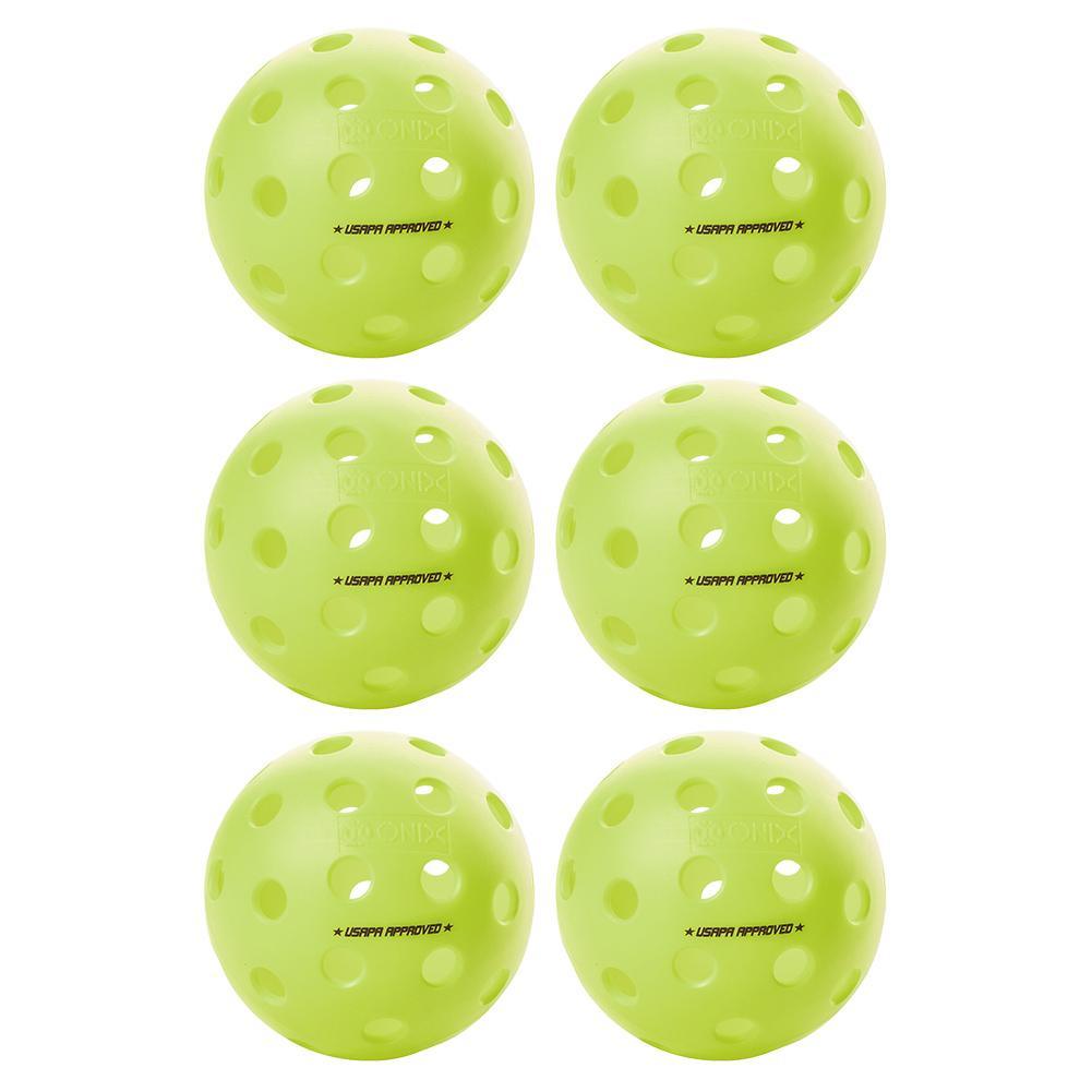 Fuse G2 Outdoor Pickleballs Neon 6-Pack