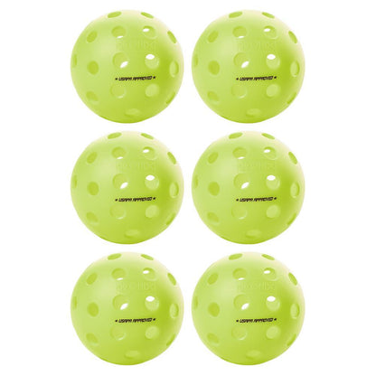 Fuse G2 Outdoor Pickleballs Neon 6-Pack