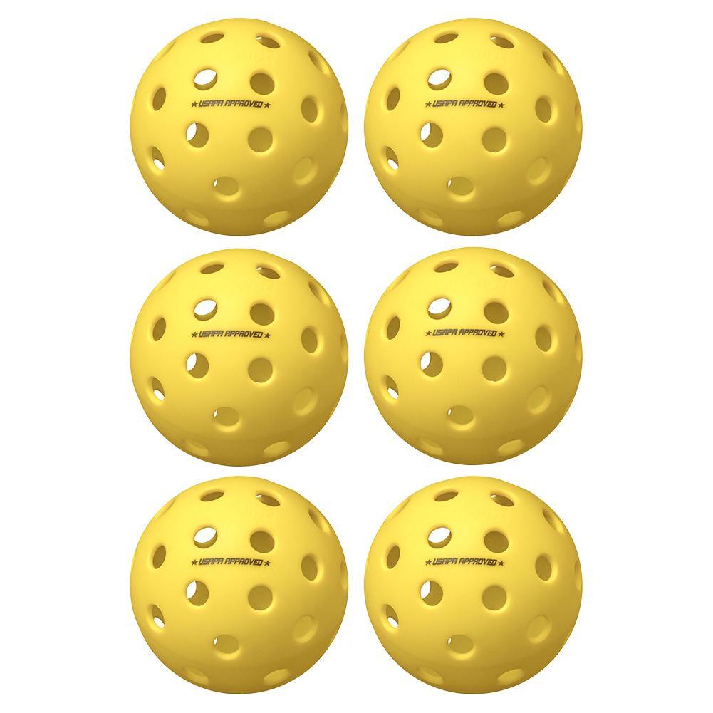 Fuse G2 Outdoor Pickleballs Yellow 6-Pack