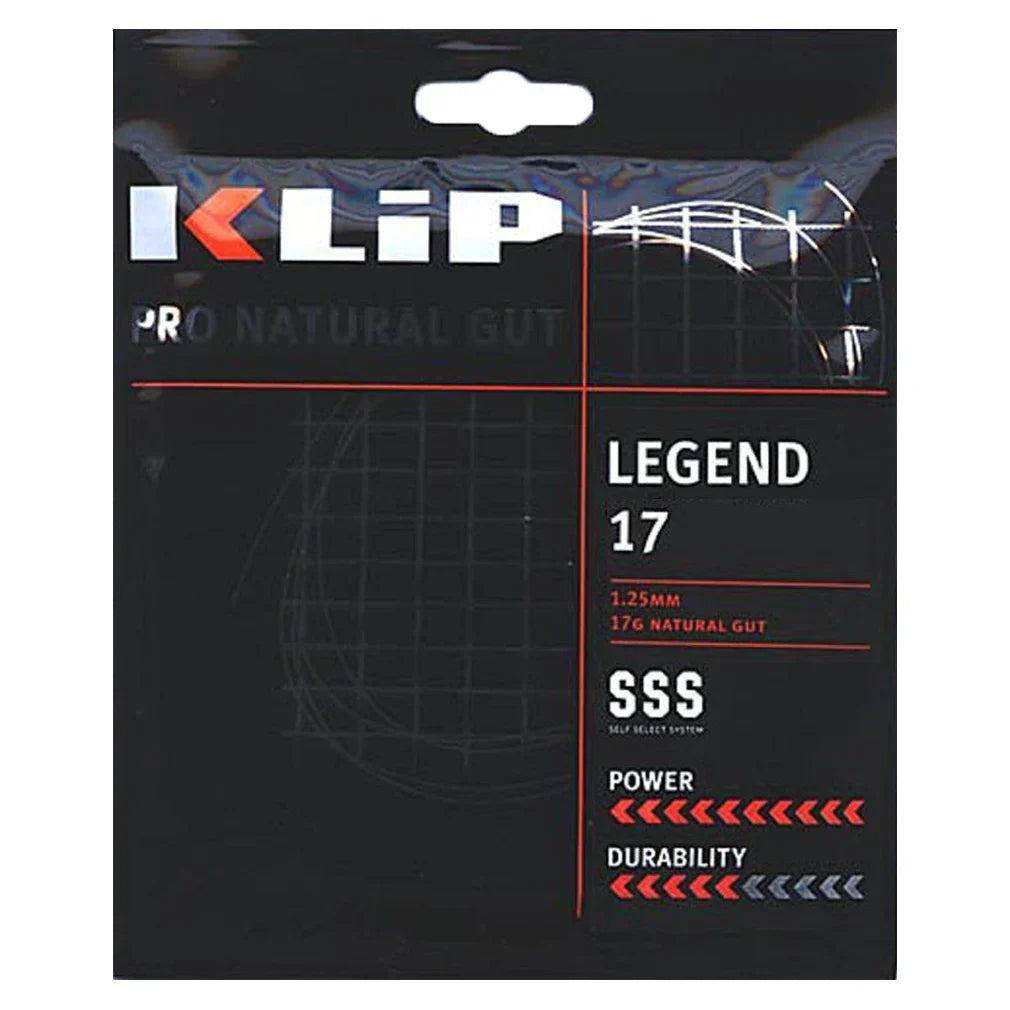 Legend Tour Natural Gut Tennis String Black