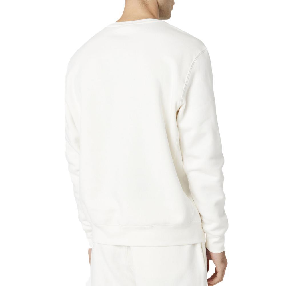 Unisex Garran Soft Fleece Crewneck Sweatshirt Gardenia and Black