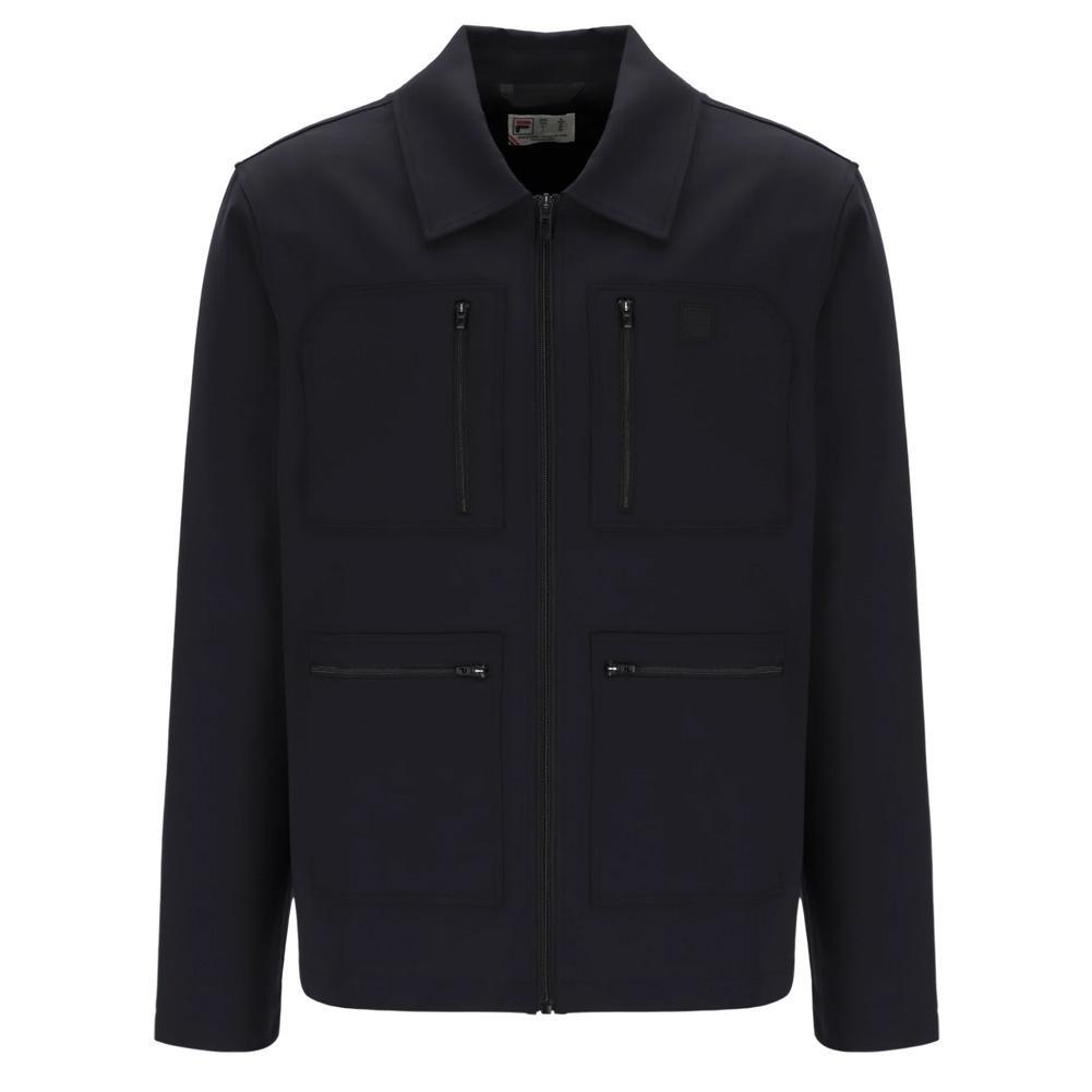 Mens 4 Pocket Tour Tennis Jacket Black