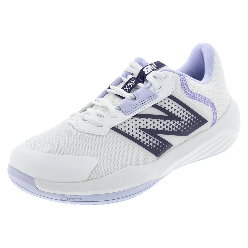 Men's 696v6 2E Width Tennis Shoes White and Grey