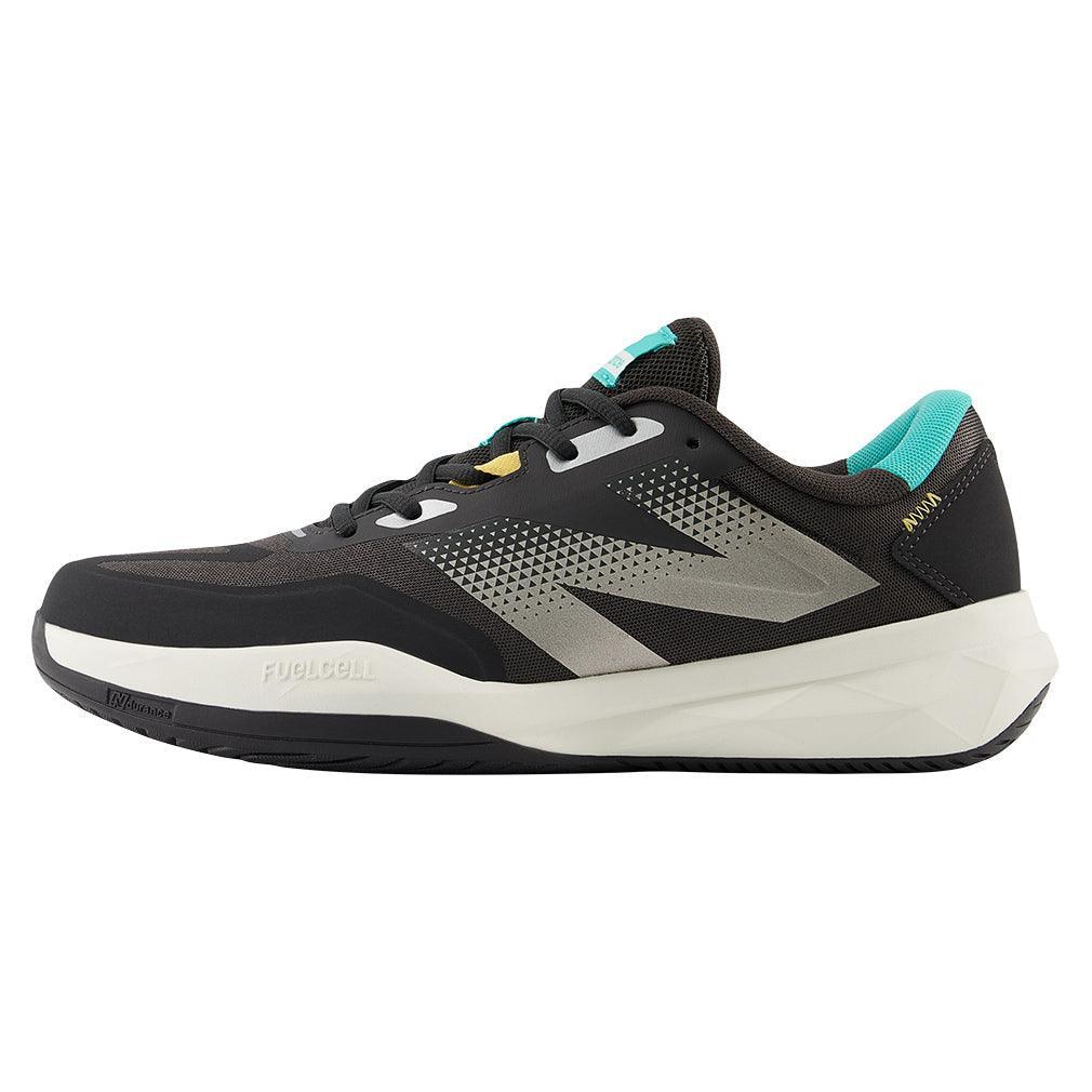 Men's FuelCell 796v4 D Width Tennis Shoes Black Cement and Cyber Jade