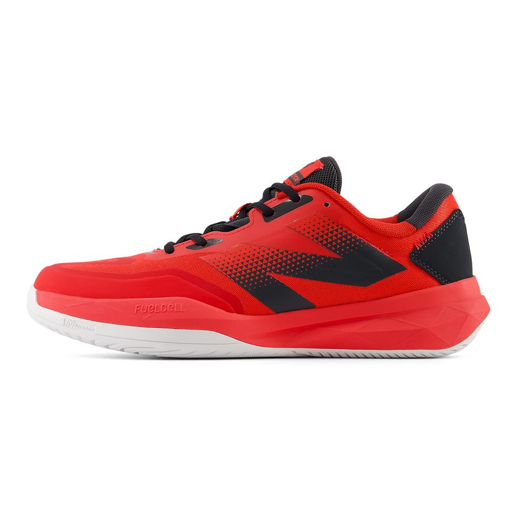 Men's FuelCell 796v4 2E Width Tennis Shoes Team Red and Phantom