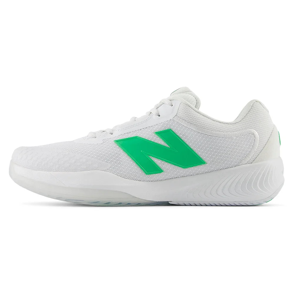 Men's FuelCell 996v6 D Width Tennis Shoes White and Green Apple