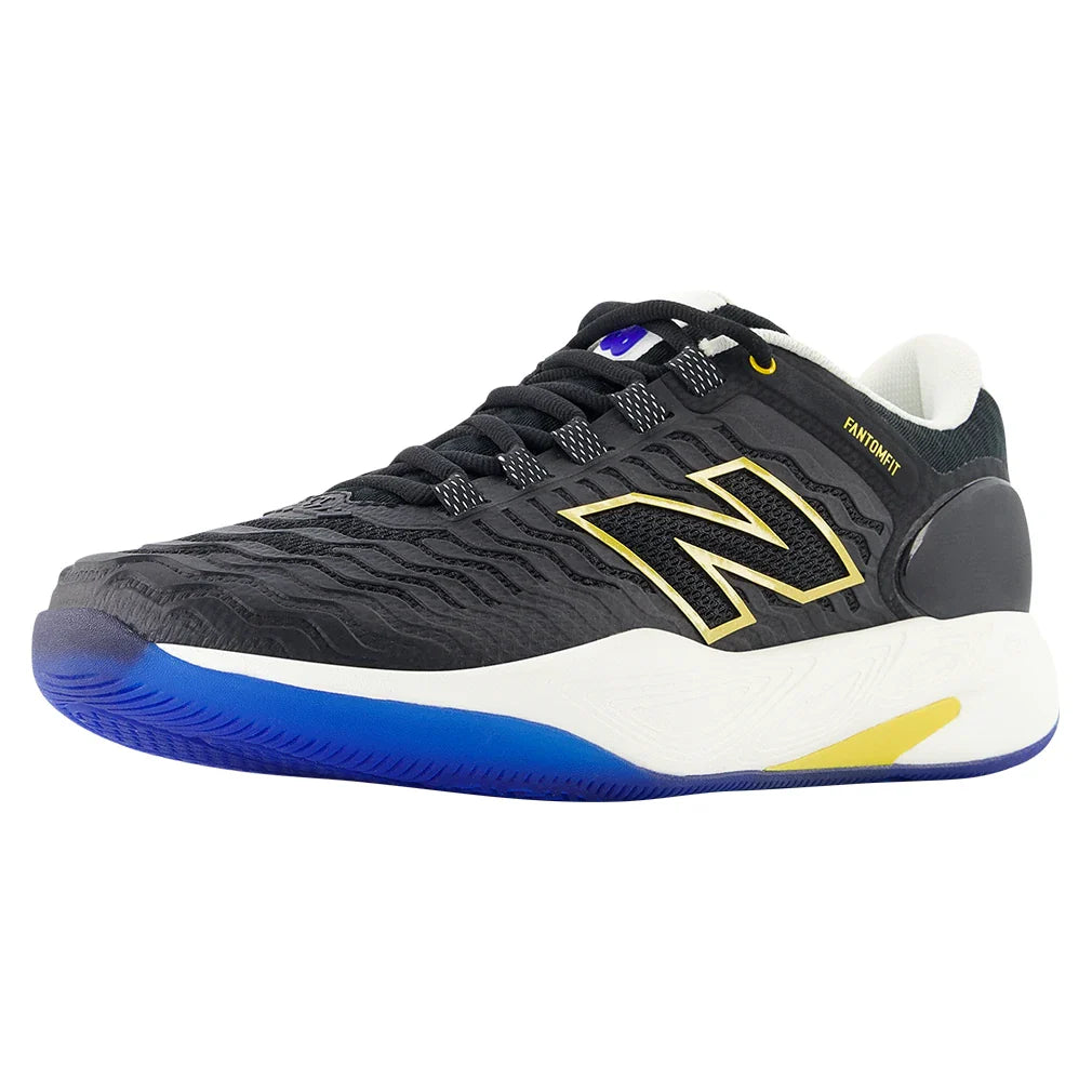 Men's Fresh Foam X CT-Rally v2 2E Width Tennis Shoes Black and Apollo Gold