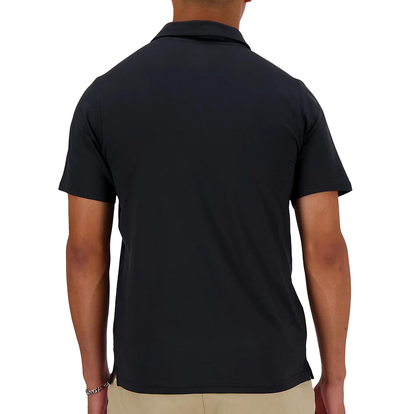 Men's Performance Tennis Polo Black