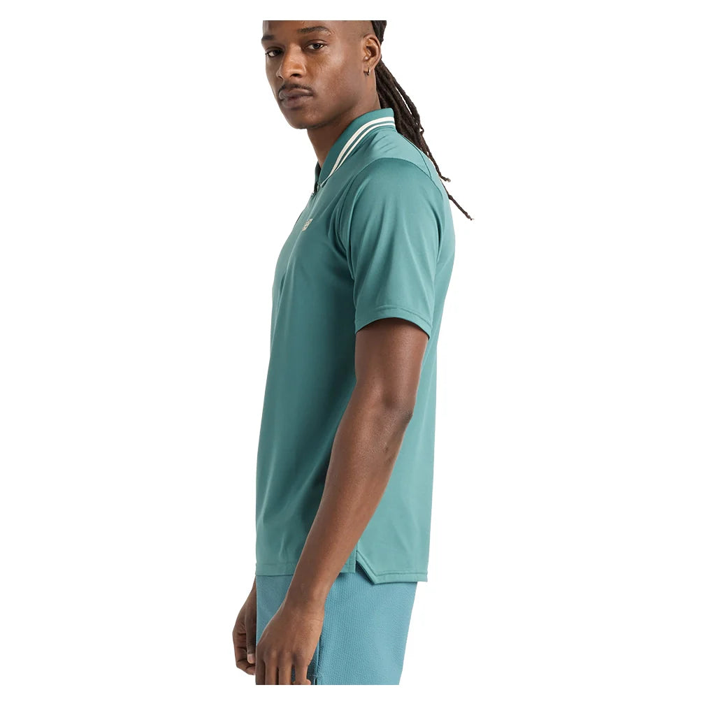 Men's Tournament Tennis Polo New Spruce