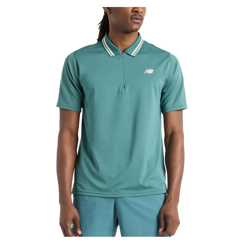 Men's Tournament Tennis Polo New Spruce