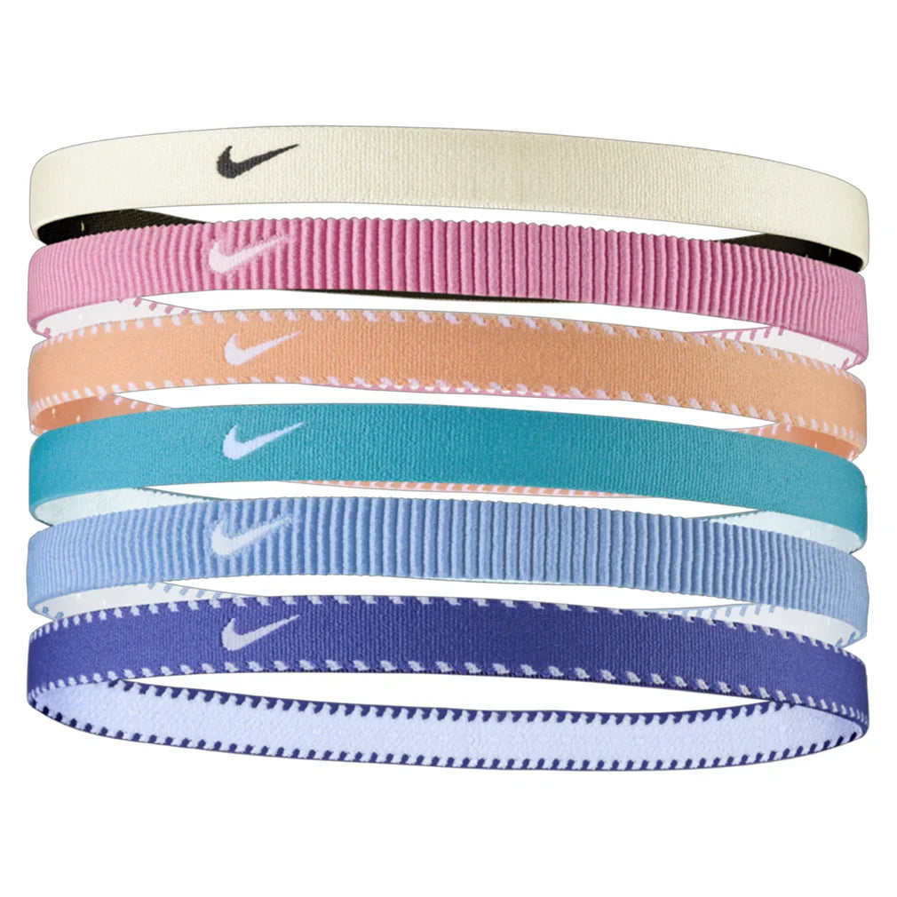 Juniors' Flex Classic Headbands 6 Pack Magic Flamingo and Blue Beyond