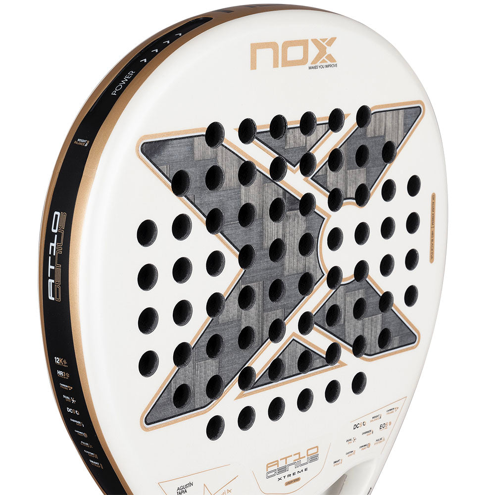 NOX AT10 GENIUS 12K Alum Xtreme 2026 by AGUSTIN TAPIA Padel Racket Palas Nox