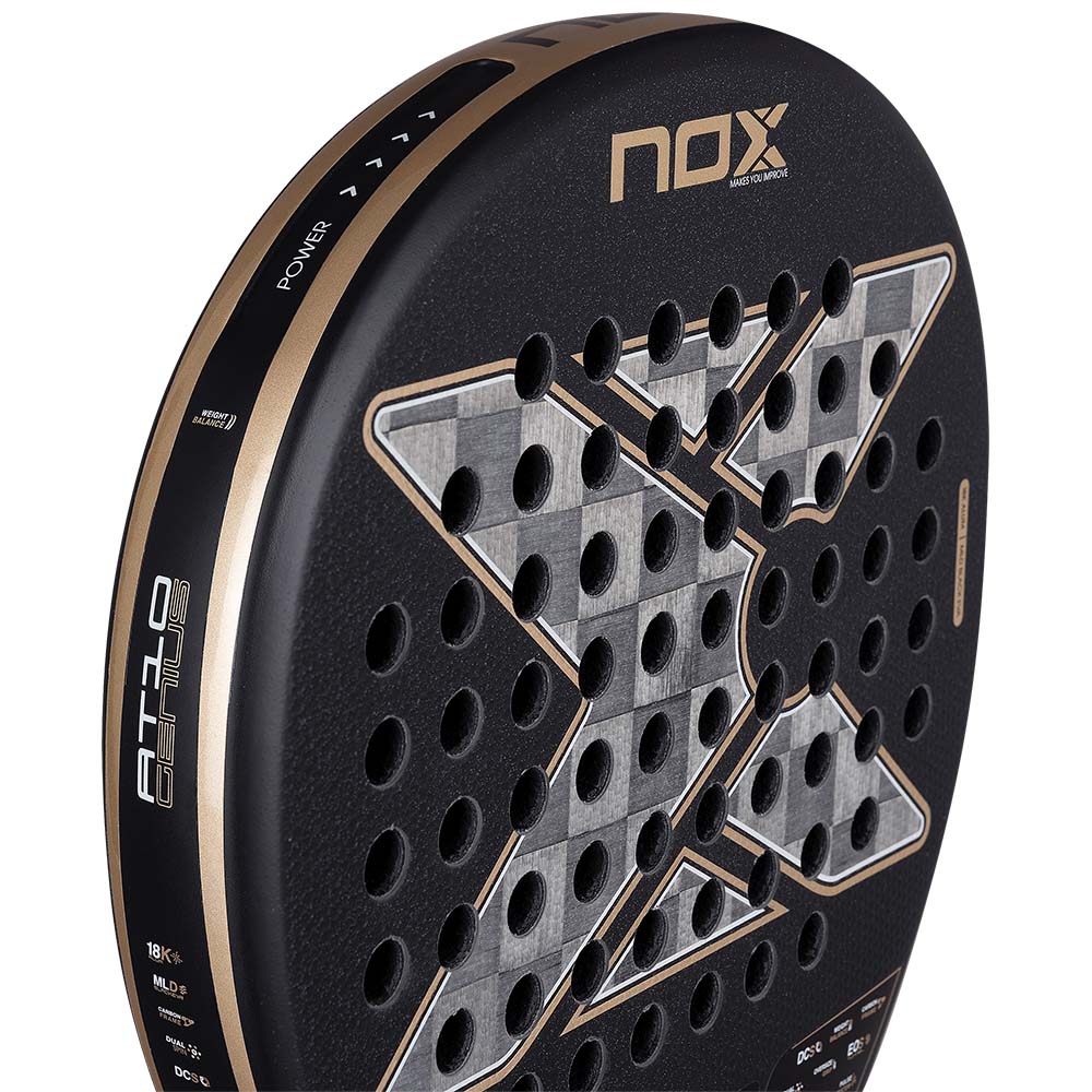 NOX AT10 GENIUS 18K Alum 2026 by AGUSTIN TAPIA Padel Racket Palas Nox