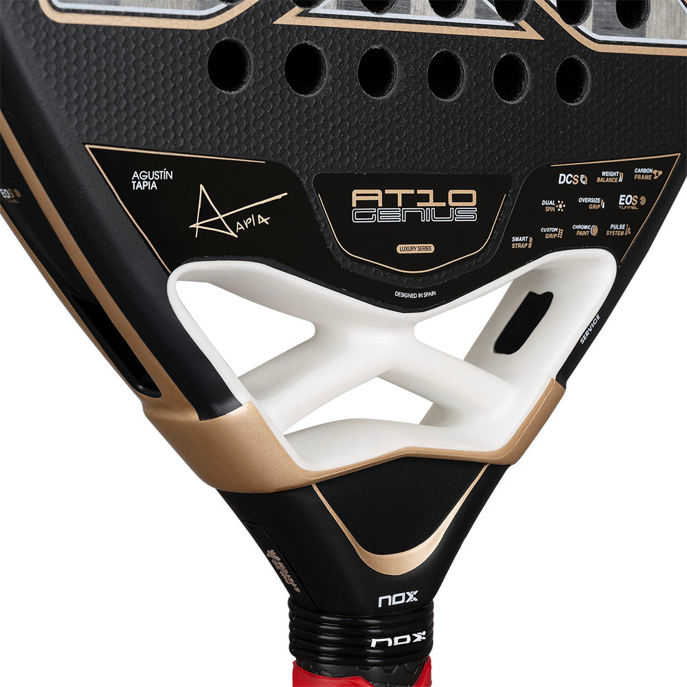 NOX AT10 GENIUS 18K Alum 2026 by AGUSTIN TAPIA Padel Racket Palas Nox