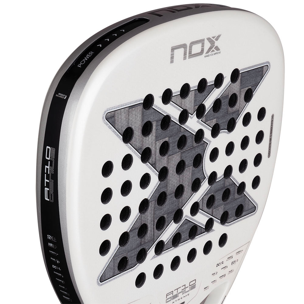 NOX AT10 GENIUS Attack 12K Alum Xtreme 2026 by AGUSTIN TAPIA Padel Racket Palas Nox
