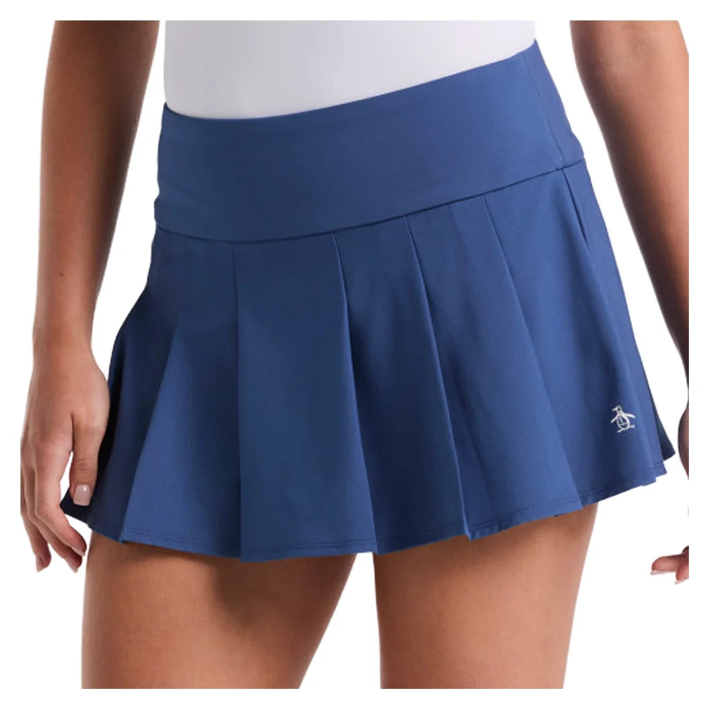 Women's 13 Inch Pleated Tennis Skort True Navy