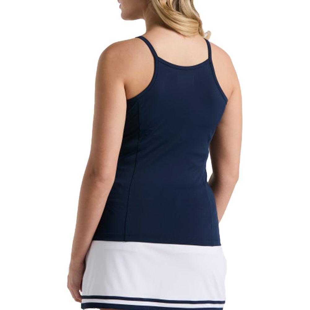 Women's Essentials Tennis Tank with Mesh Black Iris