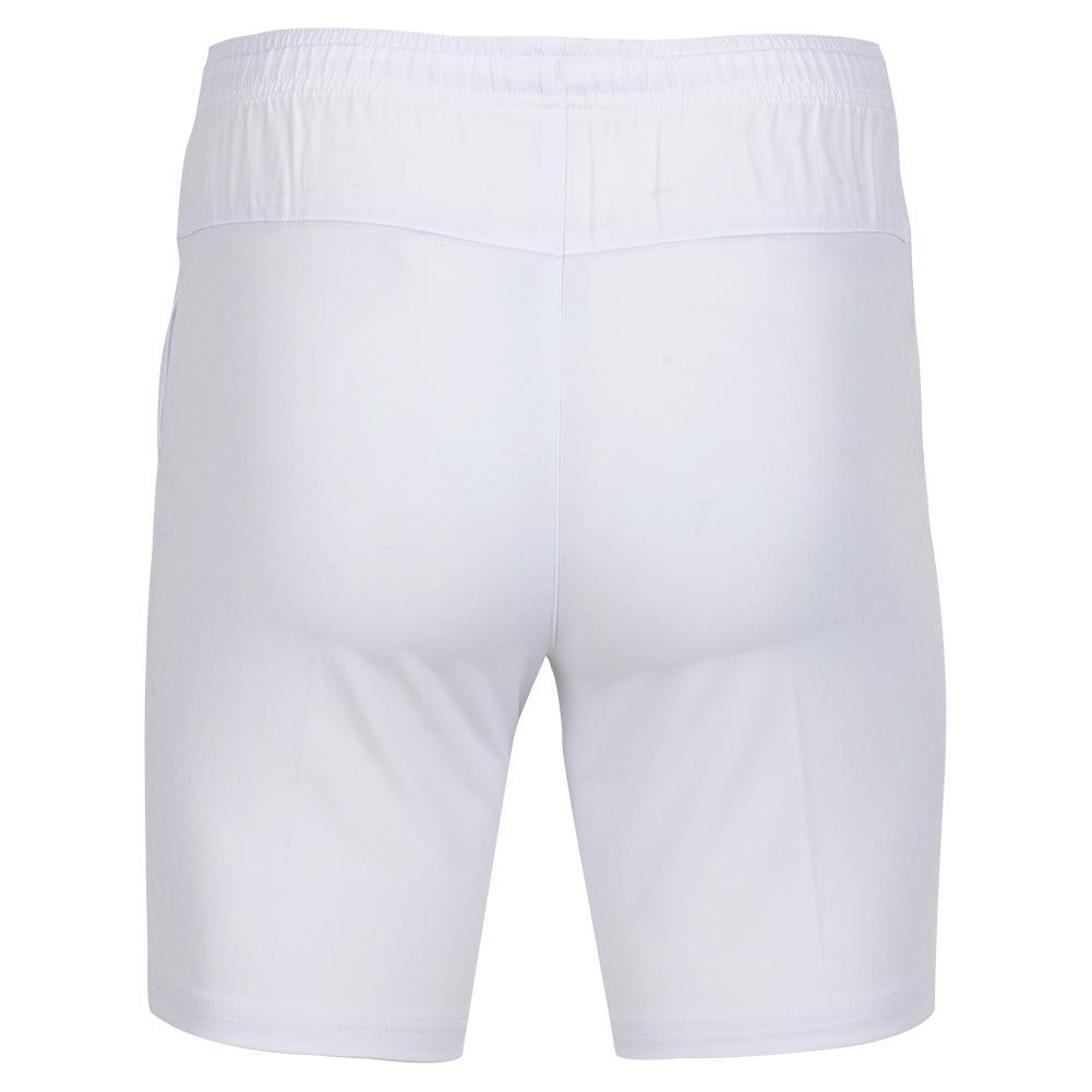 Men's Solid Performance 8 Inch Tennis Short Bright White