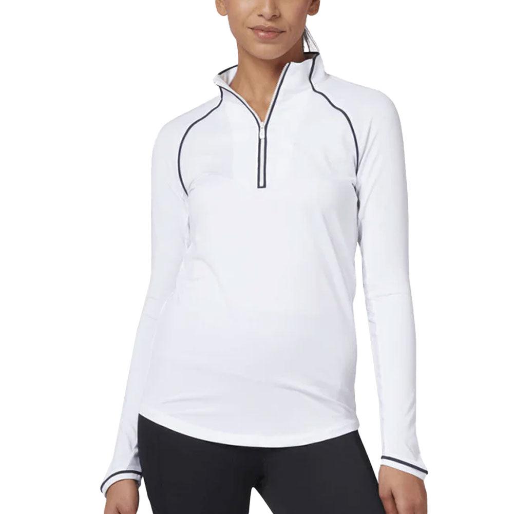 Women's Essentials Veronica Sun Production 1/4 Zip Tennis Top