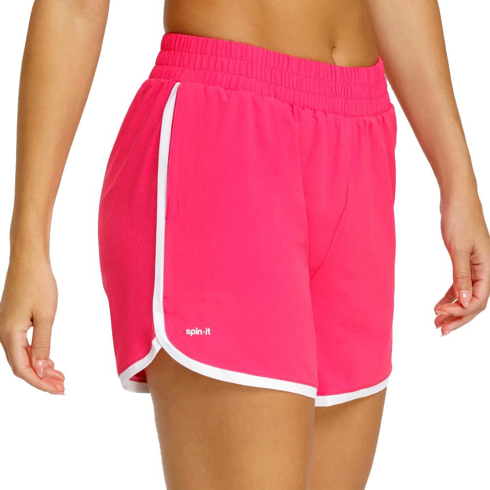 Women's Heath Tennis Shorts with Briefs Vivid Pink