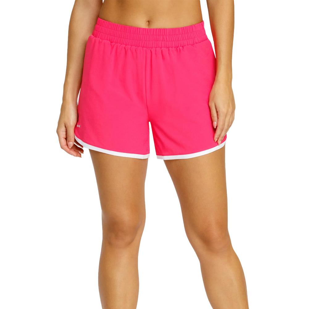 Women's Heath Tennis Shorts with Briefs Vivid Pink