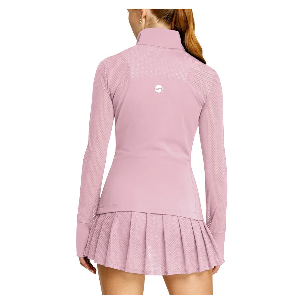 Women's Caryn Full Zip Pickleball Jacket Lavender Mist