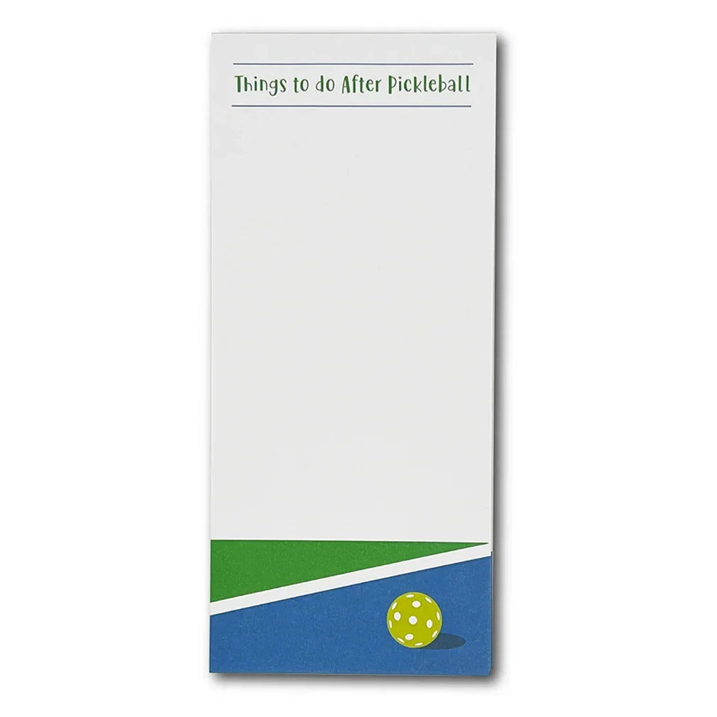 Pickleball Notepad Blue and Green
