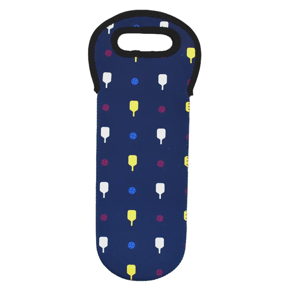 Pickleball Wine Tote Navy