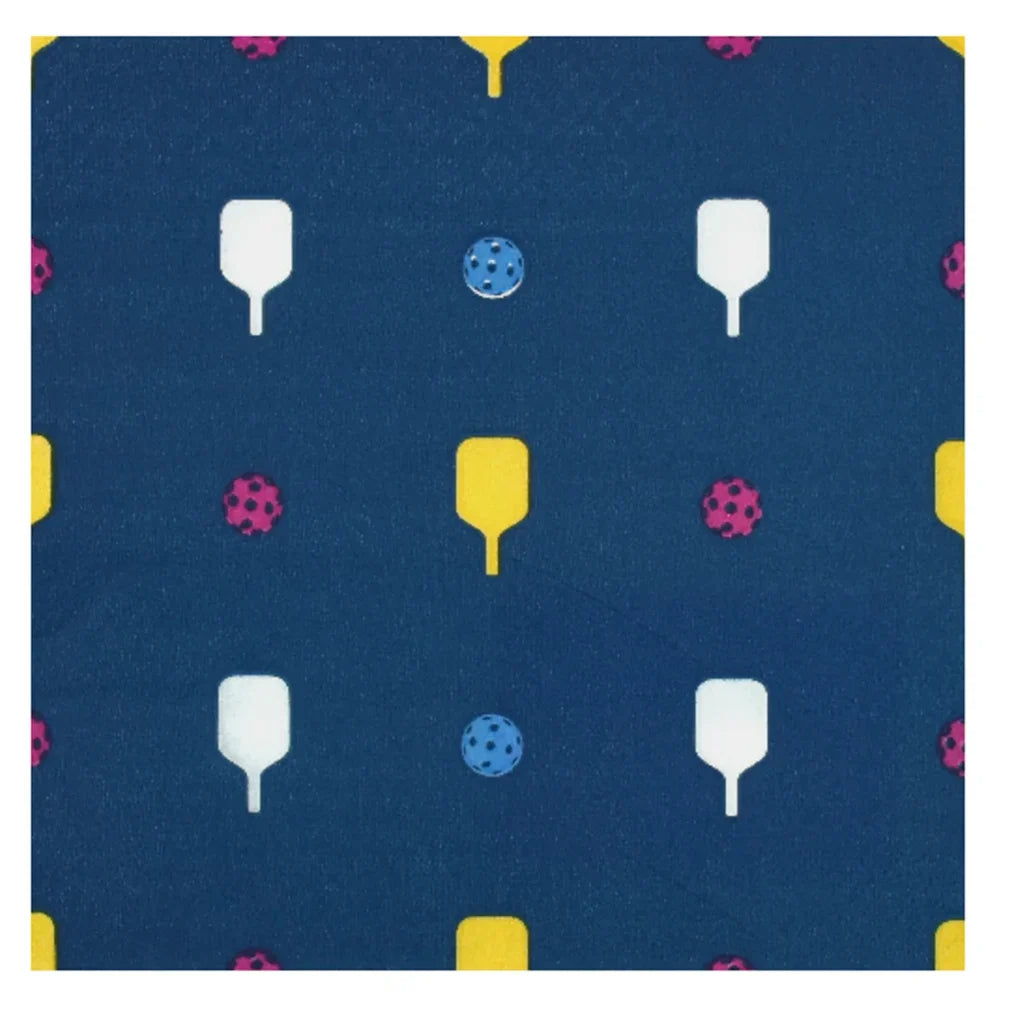 Pickleball Cocktail Napkins Navy