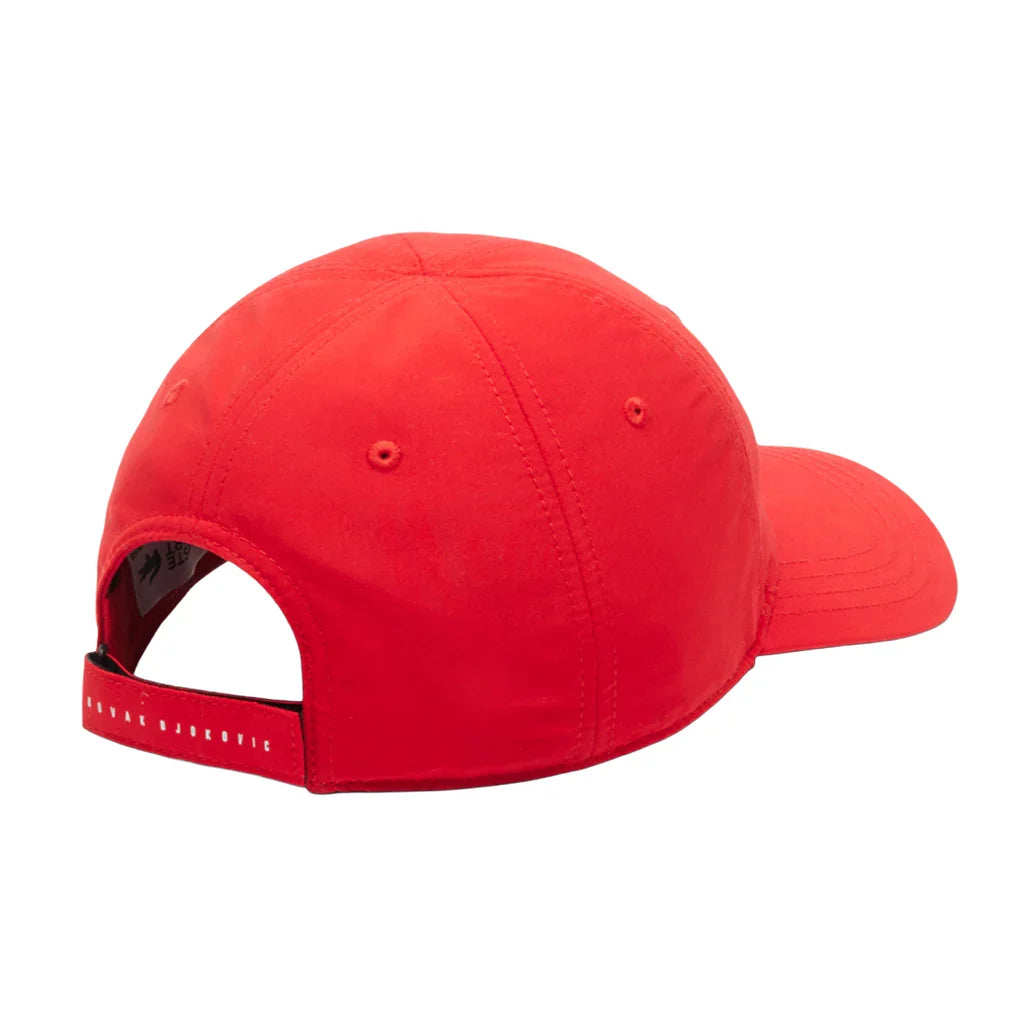 Men's Novak Djokovic Microfiber Tennis Cap Red