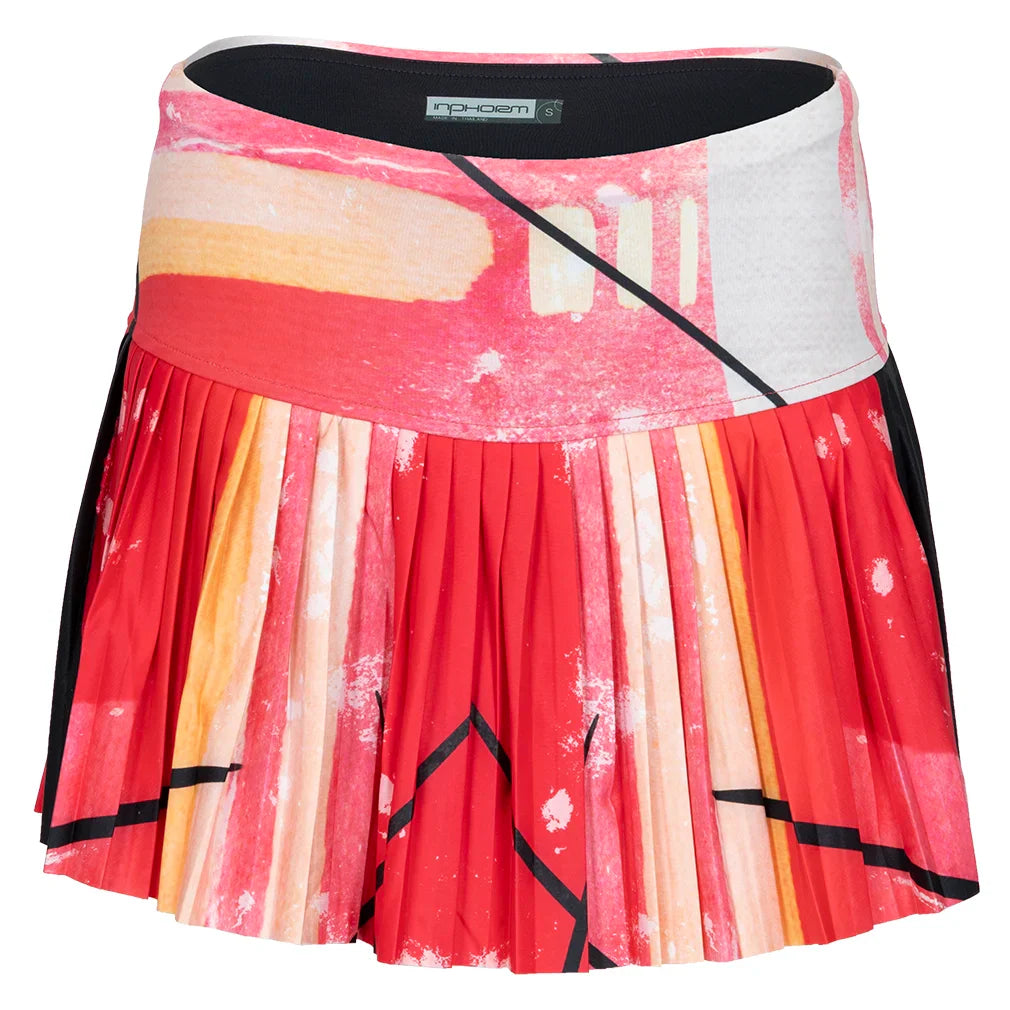 Women's Harper Pleated Tennis Skort Retro Black