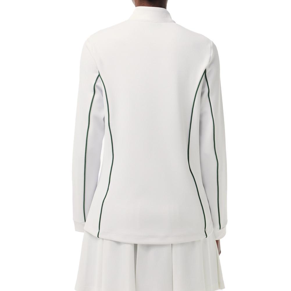 Women's Slim Fit Contrast Sleeve Tennis Jacket