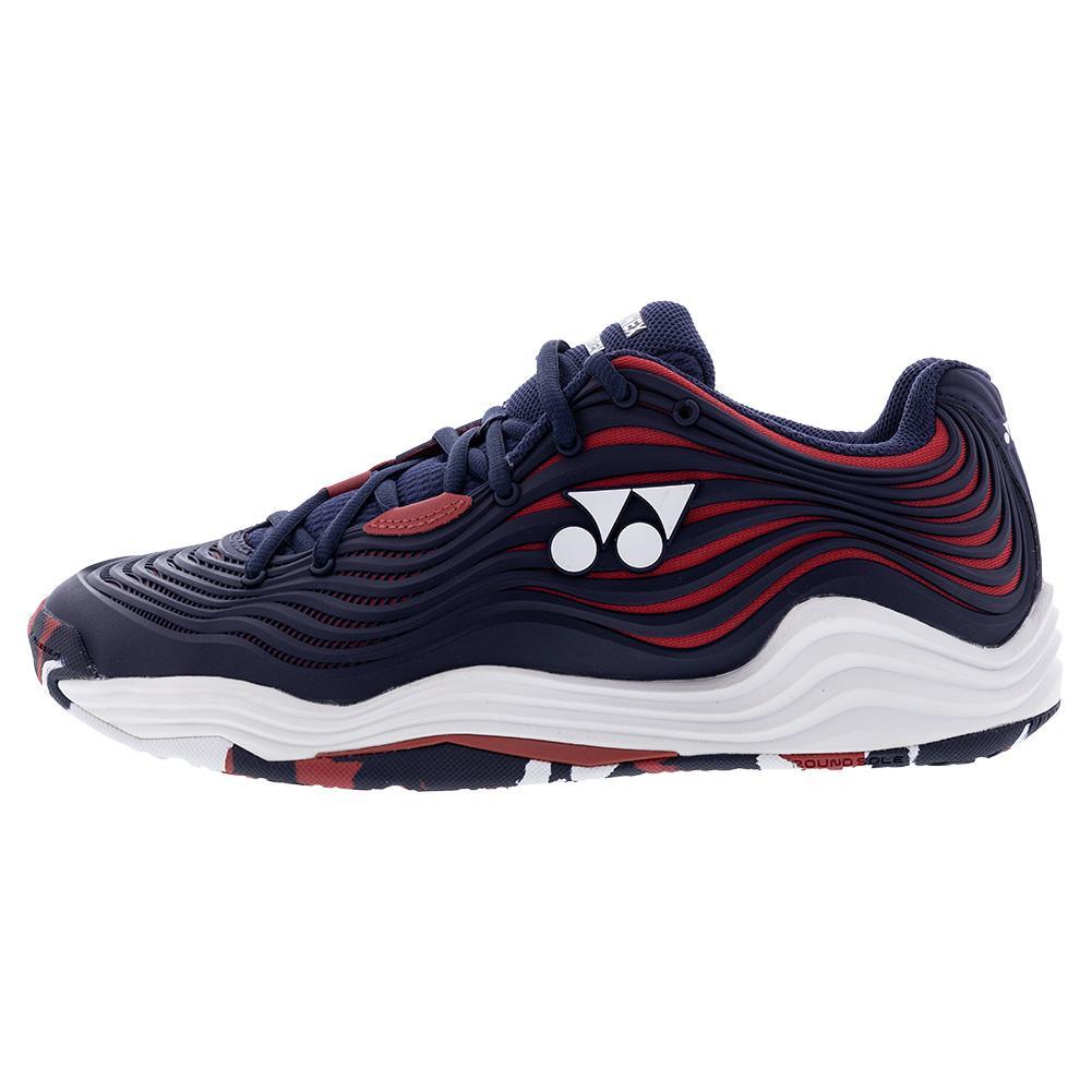 Men's Power Cushion Fusionrev 5 Tennis Shoes Navy and Red