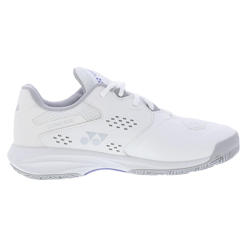 Women's Power Cushion SONICAGE 3 Tennis Shoes White and Gray