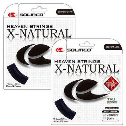 X-Natural Tennis String Black