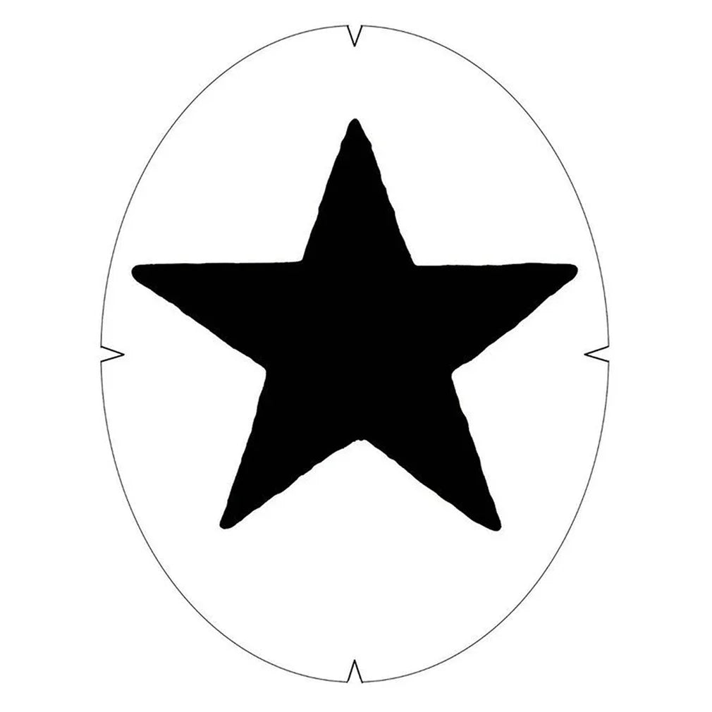 Star Tennis Stencil