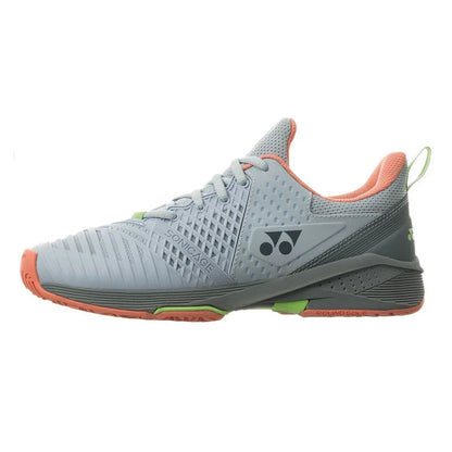 Women's Sonicage 3 Tennis Shoes Grayish Blue and Pink