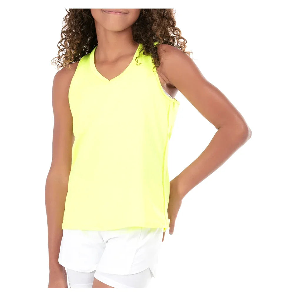 Girls' V-Neck Cutout Tennis Tank