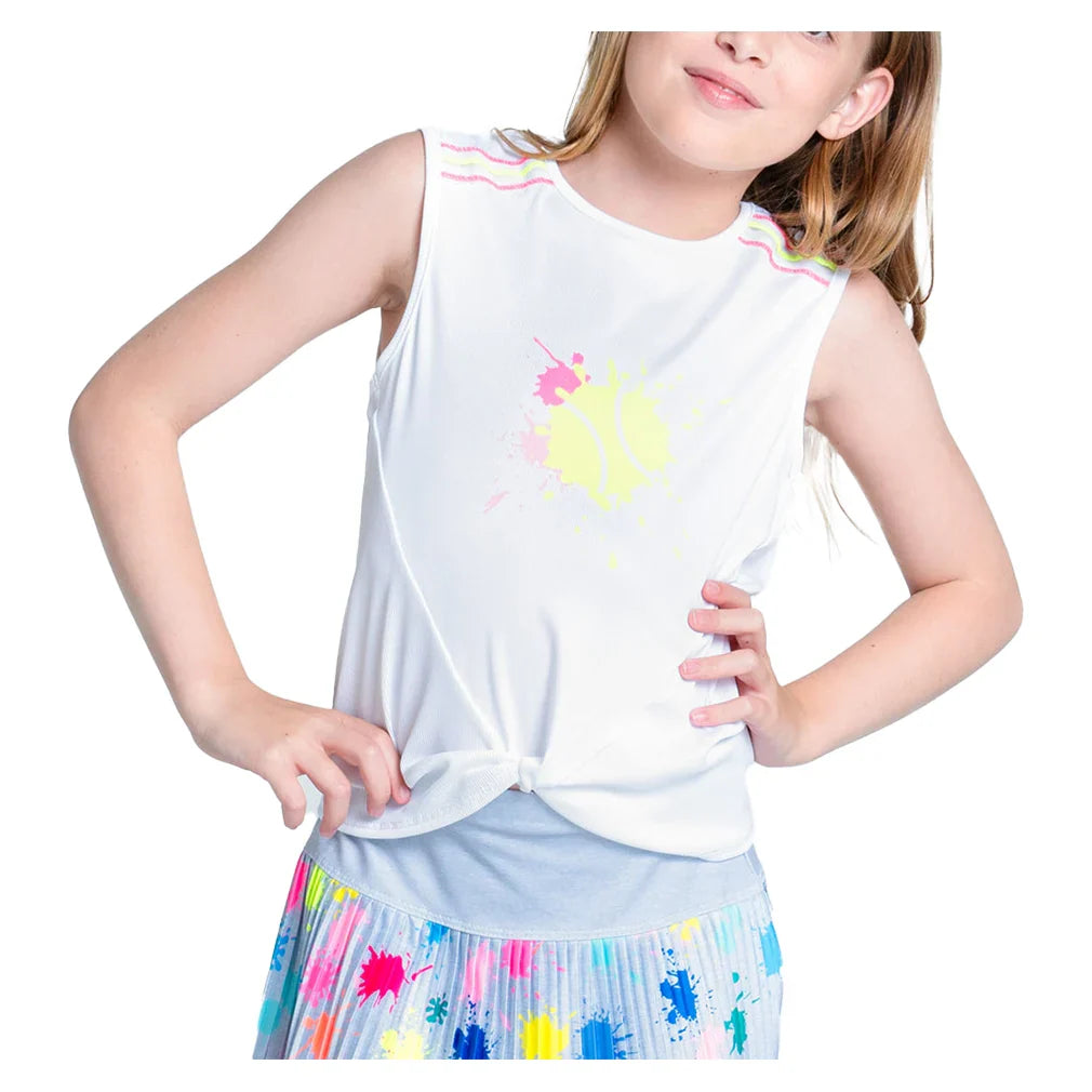 Girls' Smash That! Ball Tennis Tank Multicolor