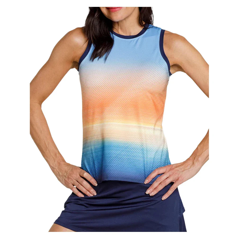 Women's Zeta Tennis Tank Sunset Shores