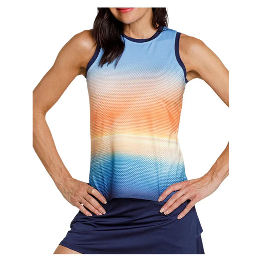 Women's Zeta Tennis Tank Sunset Shores
